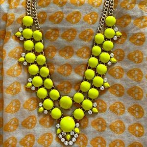 Green statement necklace , perfect for night out